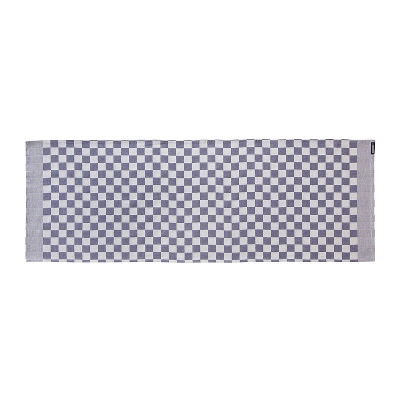 Foto van Ddddd tafelloper barbeque 45x150cm - blauw - set van 2