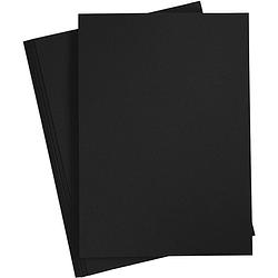 Foto van Creotime papier 21 x 29,7 cm 20 stuks 70 g zwart