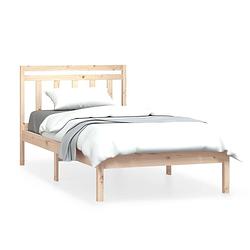 Foto van Vidaxl bedframe massief grenenhout 90x200 cm