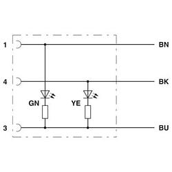 Foto van Phoenix contact 1508459 sensor/actuator aansluitkabel aantal polen: 3 5.00 m 1 stuk(s)