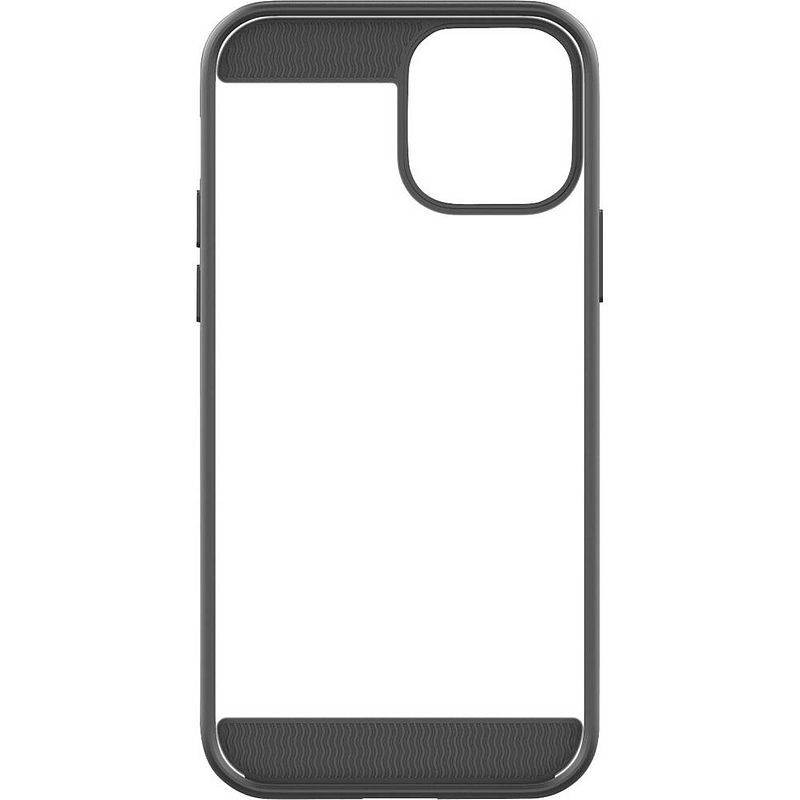 Foto van Black rock air robust backcover apple iphone 12 pro max zwart, transparant