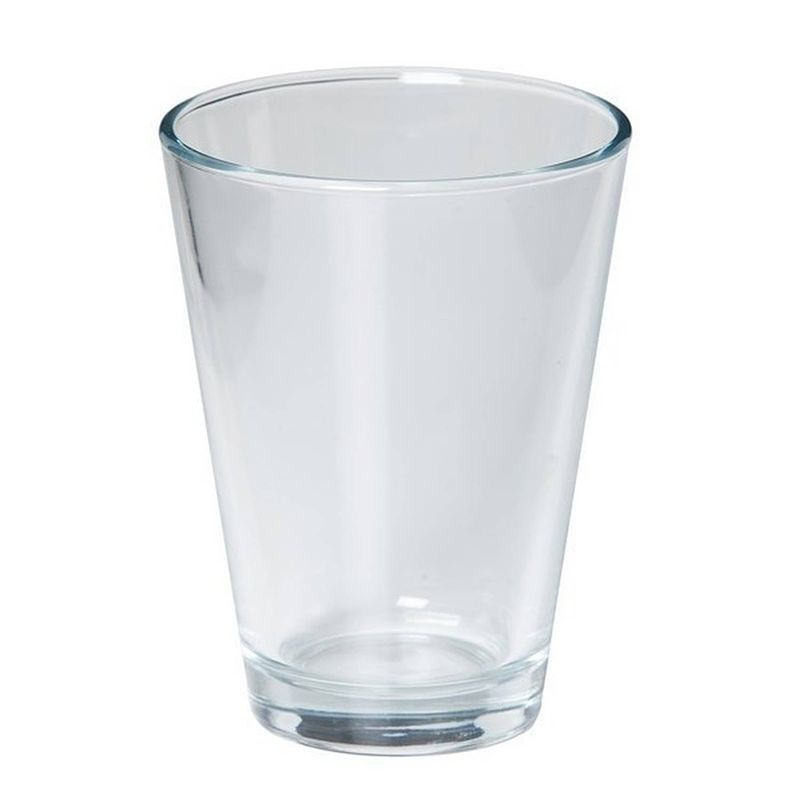 Foto van Conische vaas helder glas 11 x 15 cm