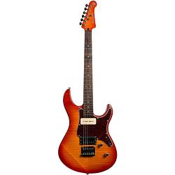 Foto van Yamaha pacifica 611hfm elektrische gitaar amber sunburst