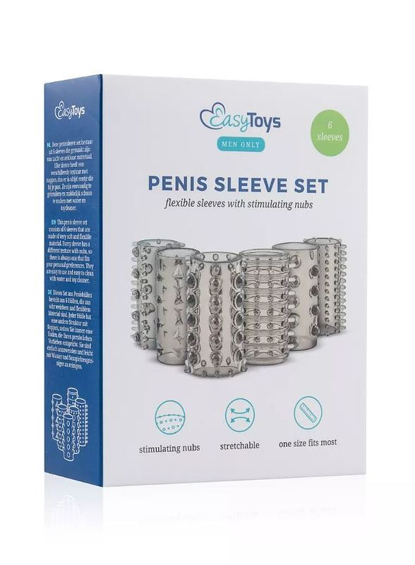 Foto van Easytoys penis sleeve set 6-delig