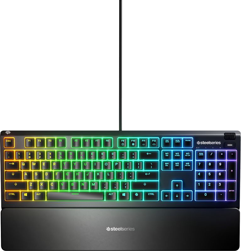 Foto van Steelseries apex 3 rgb gaming toetsenbord qwerty