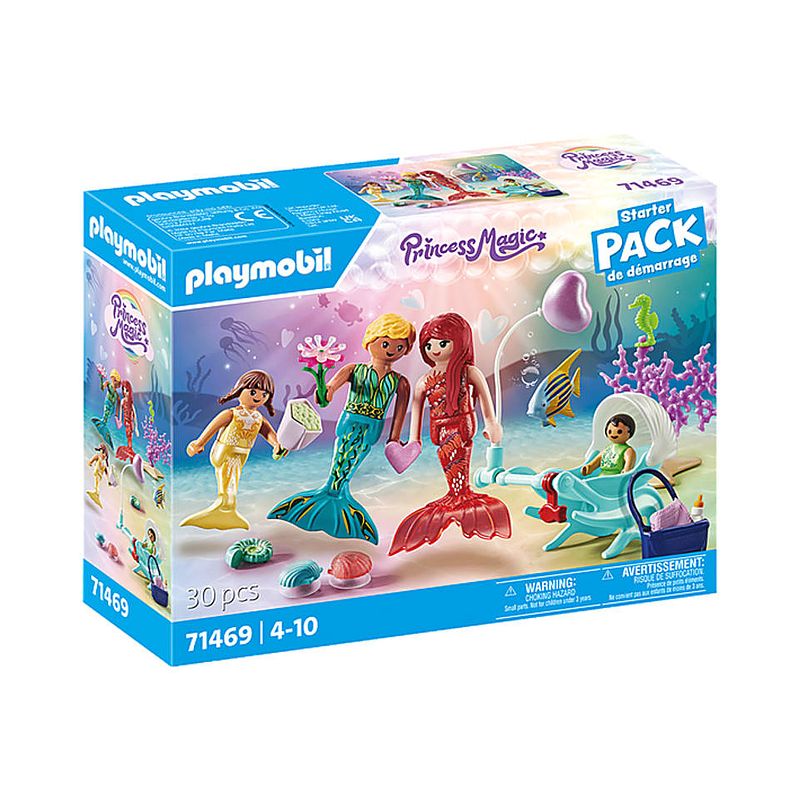 Foto van Playmobil princess magic starter pack zeemeerminfamilie 71469