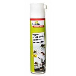 Foto van Luxan insectenspray vermigon 400 ml aluminium groen/wit