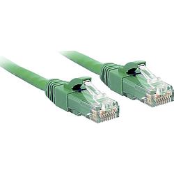 Foto van Lindy 48045 rj45 netwerkkabel, patchkabel cat 6 u/utp 30.00 cm groen snagless 1 stuk(s)