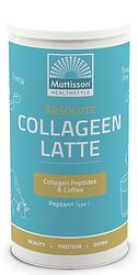 Foto van Mattisson healthstyle collageen latte collagen peptides & coffee