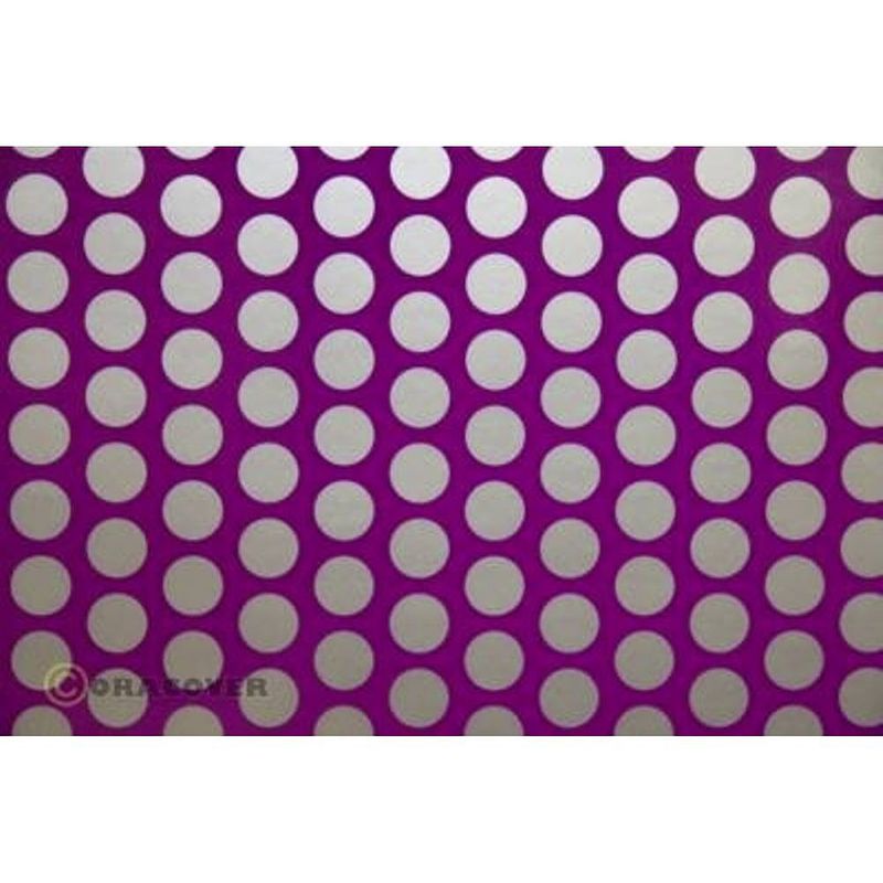 Foto van Oracover 41-015-091-002 strijkfolie fun 1 (l x b) 2 m x 60 cm violet-zilver (fluorescerend)