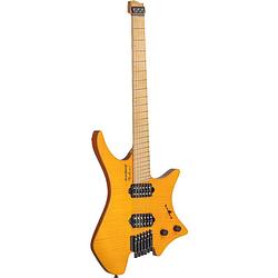 Foto van Strandberg boden standard nx 6 amber headless elektrische gitaar met standard gigbag