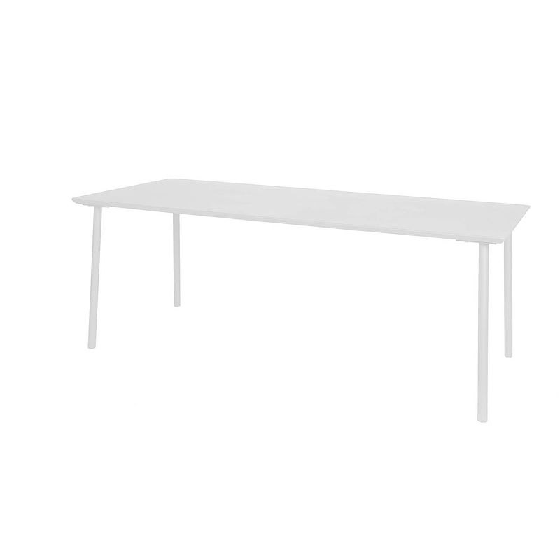 Foto van George table 200x90x75 cm alu white