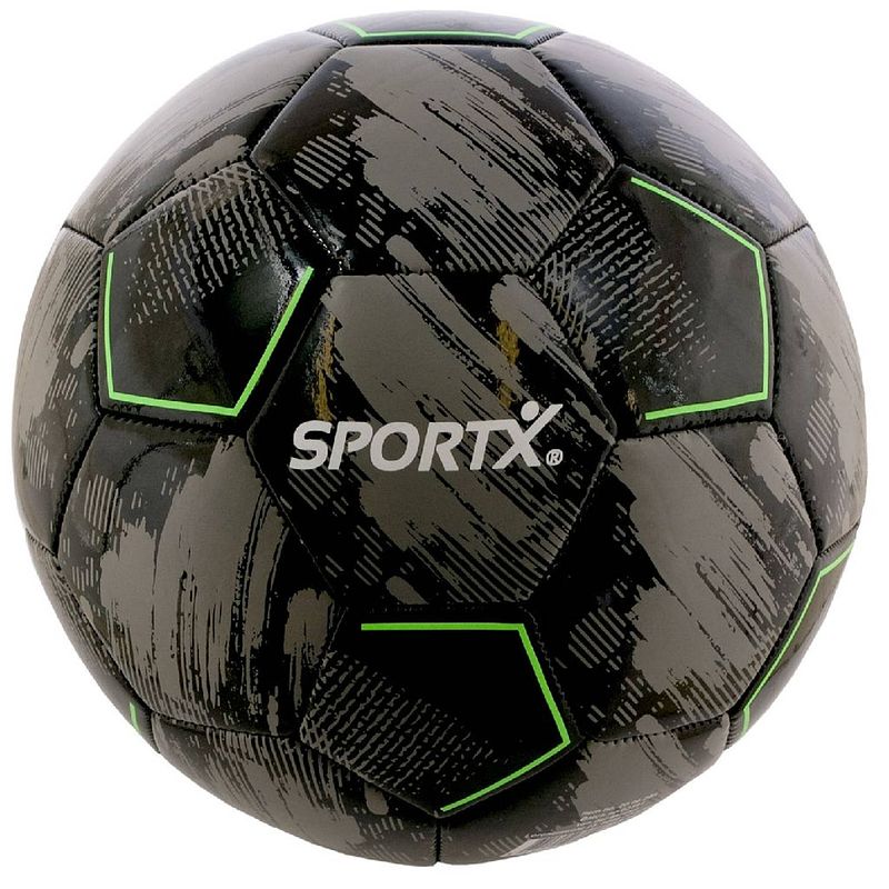 Foto van Sportx voetbal grey black 330-350gr