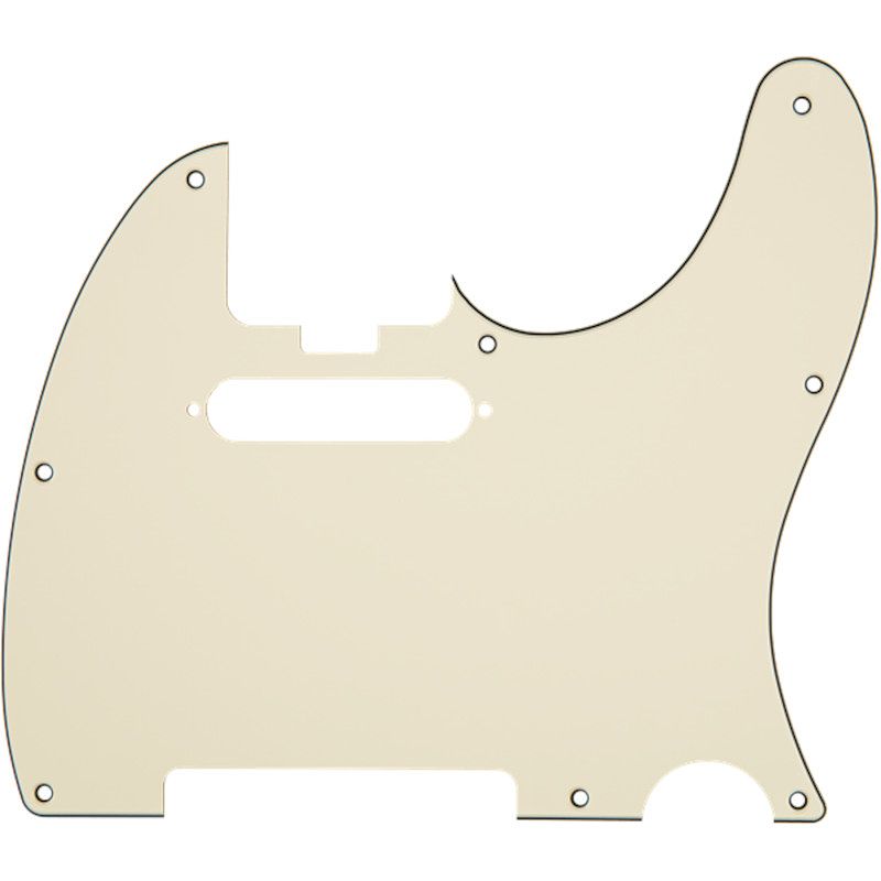 Foto van Fender elite tele pickguard parchment slagplaat voor fender american elite telecaster