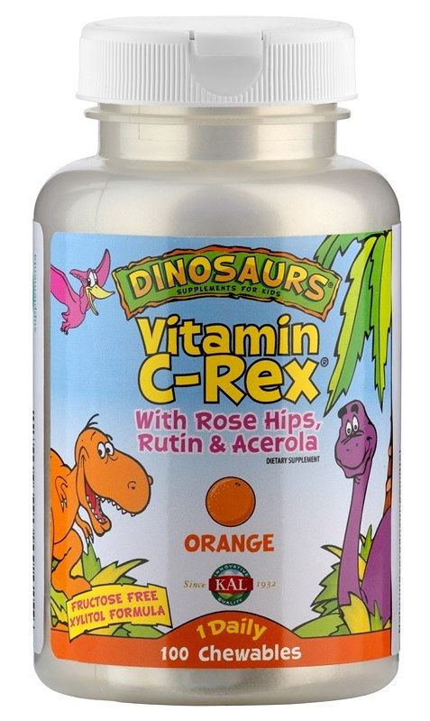 Foto van Kal vitamine c-rex kauwtabletten