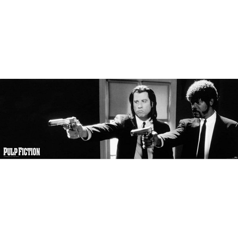 Foto van Pyramid pulp fiction black and white guns poster 158x53cm