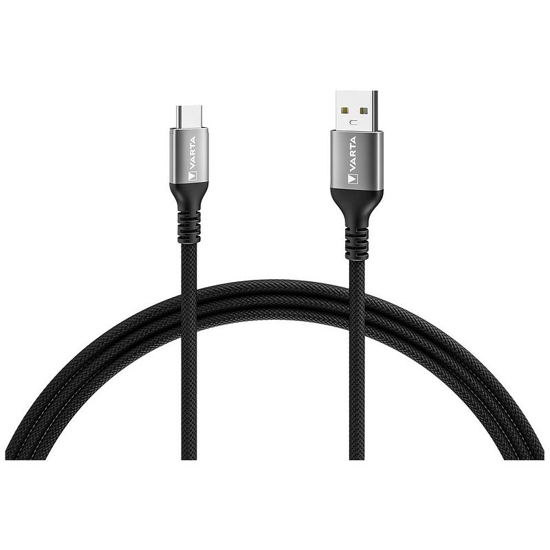 Foto van Varta speed charge & sync usb-a to usb-c 57935101111 laadkabel