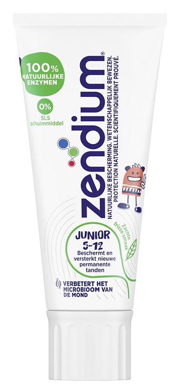 Foto van Zendium - tandpasta - junior - 50 ml