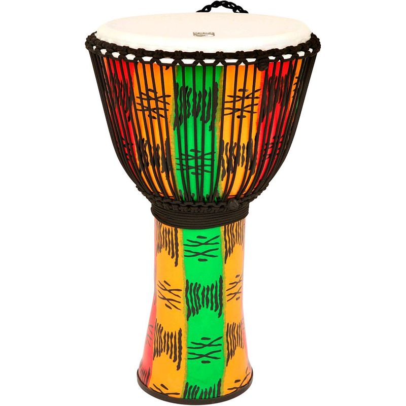 Foto van Toca tf2dj-14s freestyle ii rope tuned djembe, spirit 14 + tas