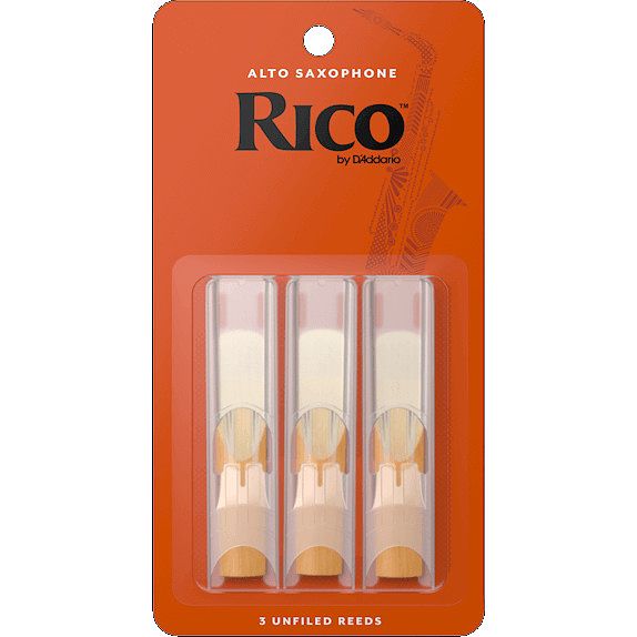 Foto van D'saddario woodwinds rja0320 rico riet voor altsaxofoon 3-pack nr. 2