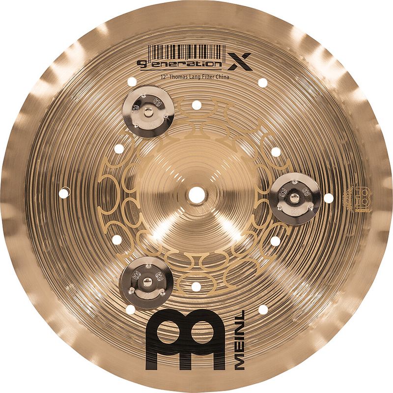 Foto van Meinl gx-12fch-j generation-x jingle filter china bekken met jingles