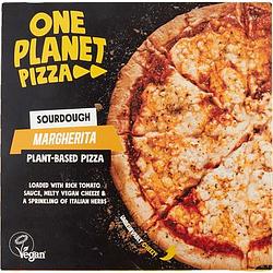 Foto van One planet pizza sourdough margherita plantbased pizza 300g bij jumbo