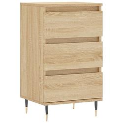 Foto van Vidaxl dressoir 40x35x70 cm bewerkt hout sonoma eikenkleurig