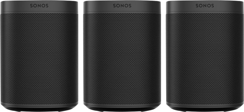 Foto van Sonos one sl 3-pack zwart