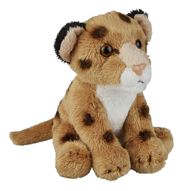 Foto van Pluche knuffel dieren luipaard 15 cm - knuffeldier