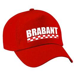 Foto van Brabant pet/cap rood volwassenen - verkleedhoofddeksels