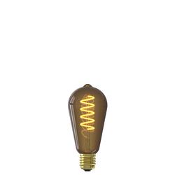 Foto van Calex slimme lamp - wifi led filament verlichting - st64 - e27 - smart lichtbron natural - dimbaar - warm wit licht - 4w