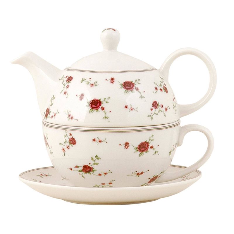 Foto van Clayre & eef witte tea for one 17*15*14 cm / 400 ml lprtefo