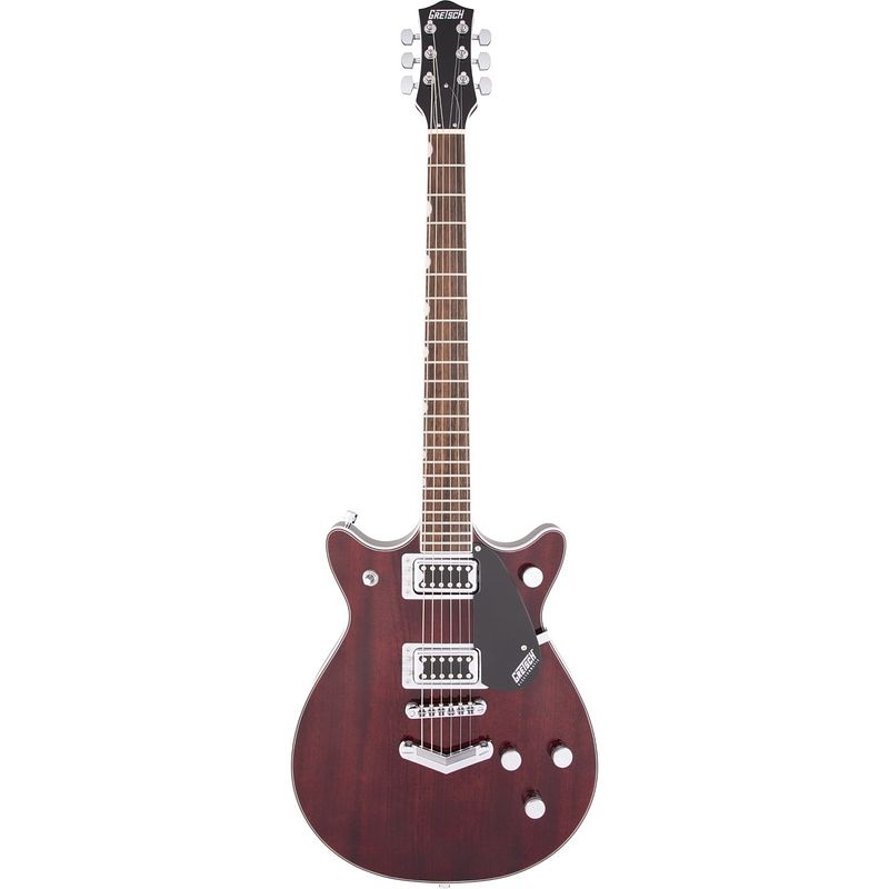 Foto van Gretsch g5222 electromatic double jet bt walnut stain elektrische gitaar