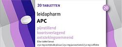 Foto van Leidapharm apc tabletten