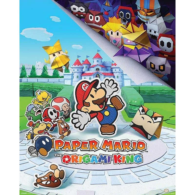 Foto van Pyramid paper mario the origami king poster 40x50cm