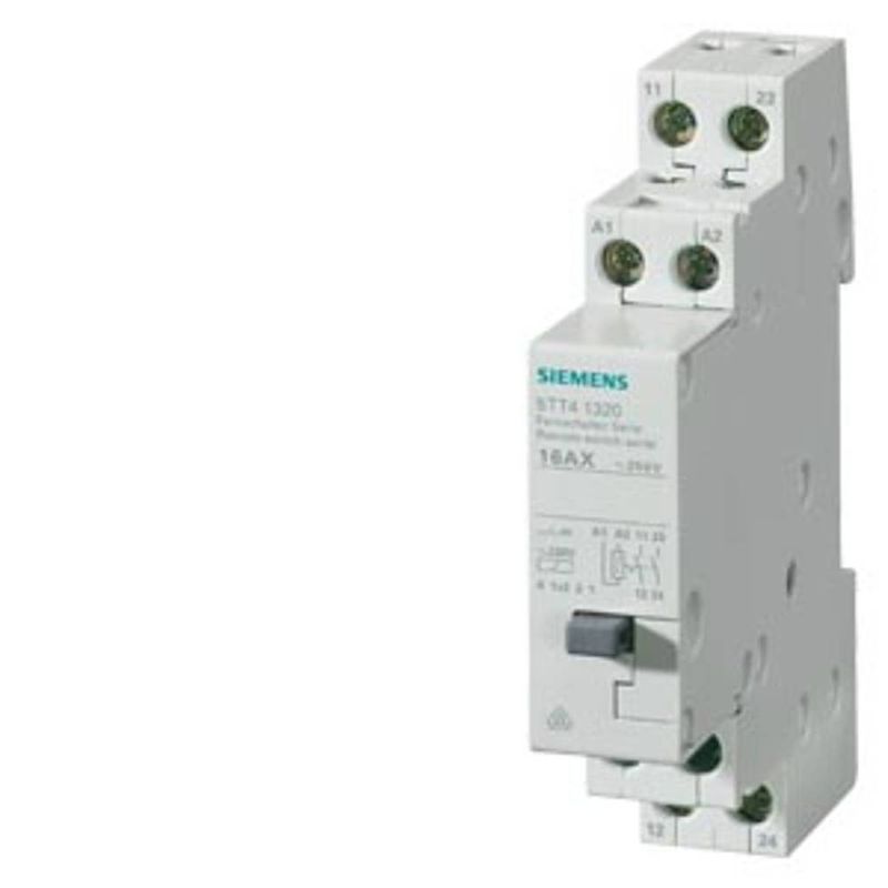 Foto van Afstandbediende schakelaar din-rail siemens 5tt4132-3 2x no 250 v 16 a 1 stuk(s)