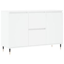 Foto van Vidaxl dressoir 104x35x70 cm bewerkt hout wit