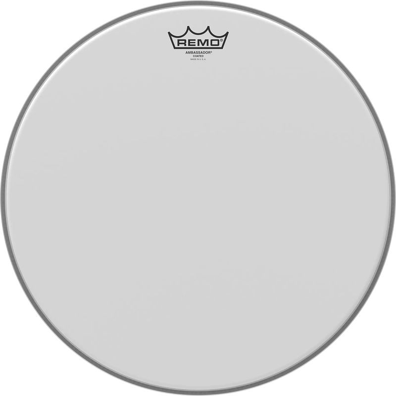 Foto van Remo ba-0116-00 ambassador coated 16 inch drumvel