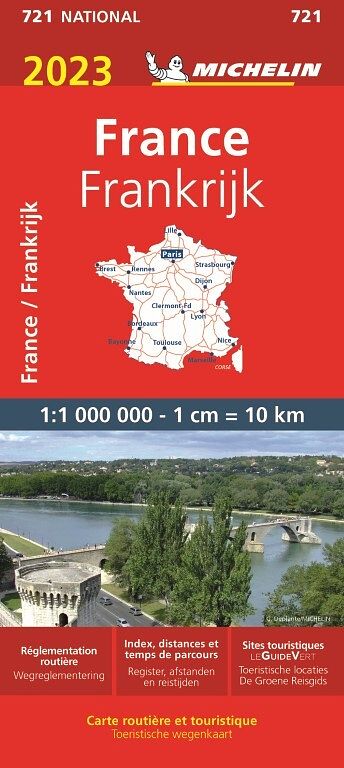 Foto van Michelin 721 frankrijk 2023 - paperback (9782067257986)