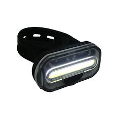 Foto van 1x fietsverlichting batterijvoorlicht / fietskoplamp met 1 heldere cob led frame / stuur bevestiging - fietsverlichting