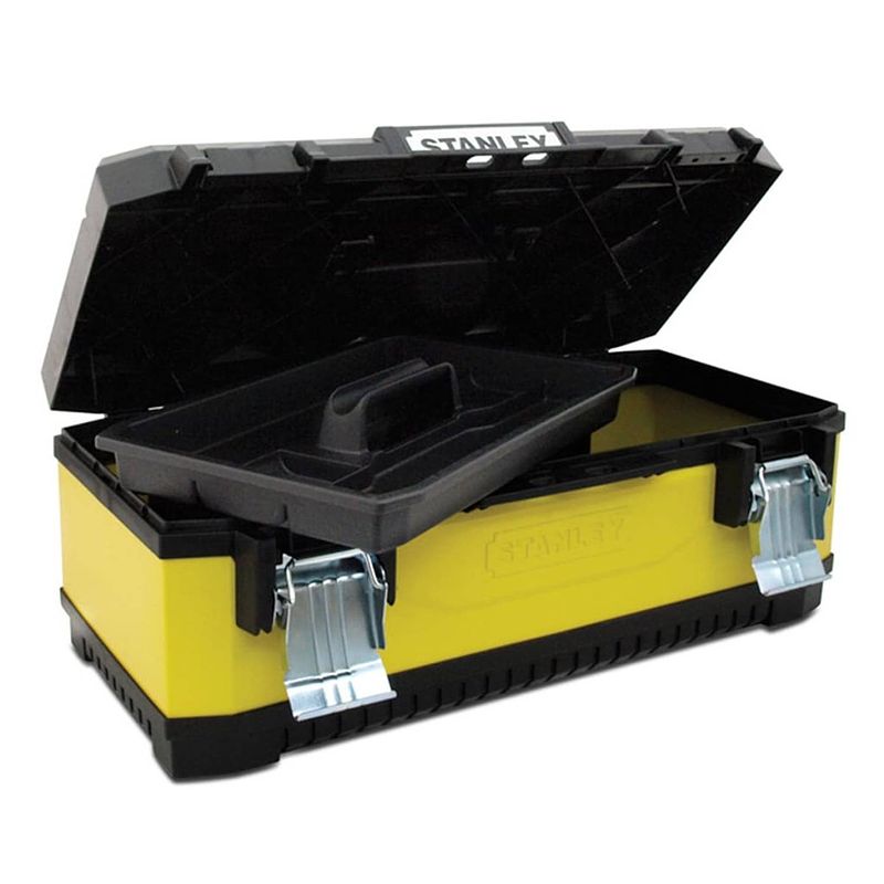 Foto van Stanley 26 inch metalen/kunststof toolbox