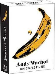 Foto van Andy warhol mini shaped puzzle banana (100 piece) - puzzel;puzzel (9780735359987)