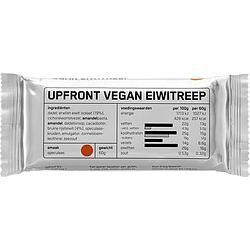 Foto van Upfront vegan eiwitreep speculaas 60g bij jumbo