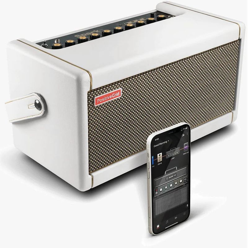 Foto van Positive grid spark pearl smart guitar amp