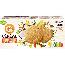 Foto van Cereal zonder suikers koekjes kokos smaak 3 x 4 stuks 132g bij jumbo