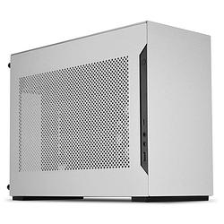 Foto van Lian li lian li dan cases a4-h2o a4 mini-itx gehäuse, pcie4.0 riserkabel - silber mini-tower gaming-behuizing zilver