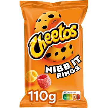 Foto van Cheetos nibbit rings naturel chips 110gr bij jumbo