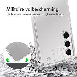 Foto van Accezz xtreme impact backcover voor samsung galaxy s25 telefoonhoesje transparant