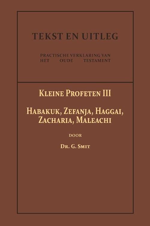 Foto van De kleine profeten iii - dr. g. smit - paperback (9789057196720)