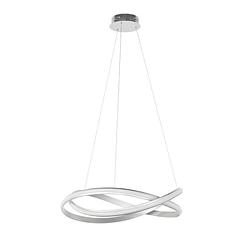 Foto van Infiori -ghlight - waves xl - hanglamp - led - 70 x 70 x 150cm - zilver